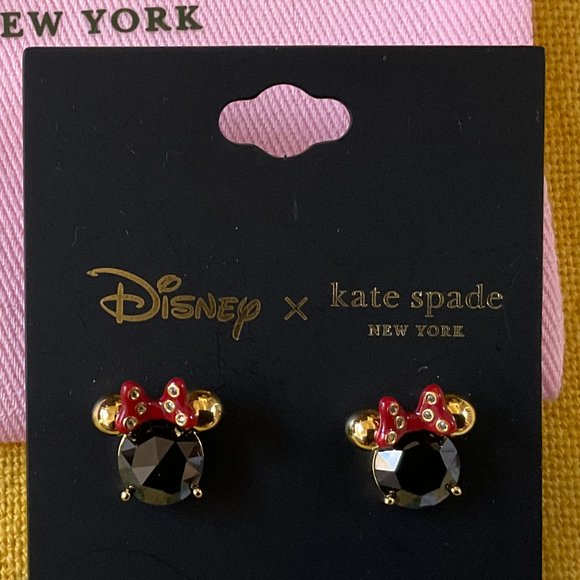 Disney x Kate Spade New York Minnie Mouse Stud Earrings - Picture 1 of 3